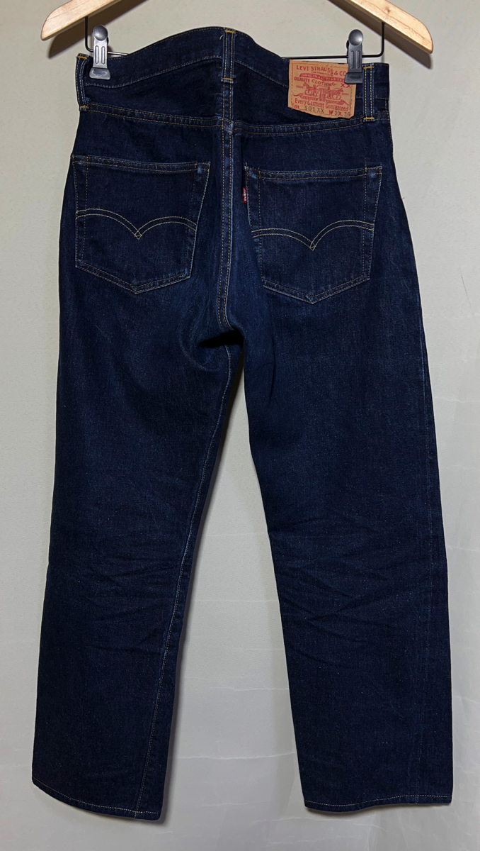 Levi's 501XX W30 90s USA製　バレンシア製　デニムパンツ 90s バレンシア工場製 濃紺 LEVI'S 501XX 55501 デニムパンツ W30