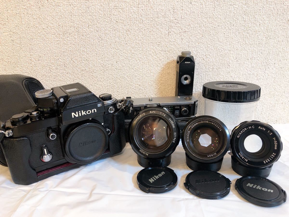 NIKON ニコン F2 フォトミック 710万台 レンズ3本 ワインダー セット 