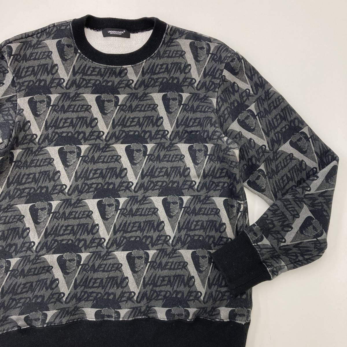 UNDERCOVER × VALENTINO 19AW スウェット 2サイズ ベートーヴェン 総柄 アンダーカバー ヴァレンティノ コラボ トレーナー archive 482 UNDERCOVER VALENTINO 19AW 名作19AW総柄ベートーベンスウェット UNDERCOVER×VALENTINO COVER