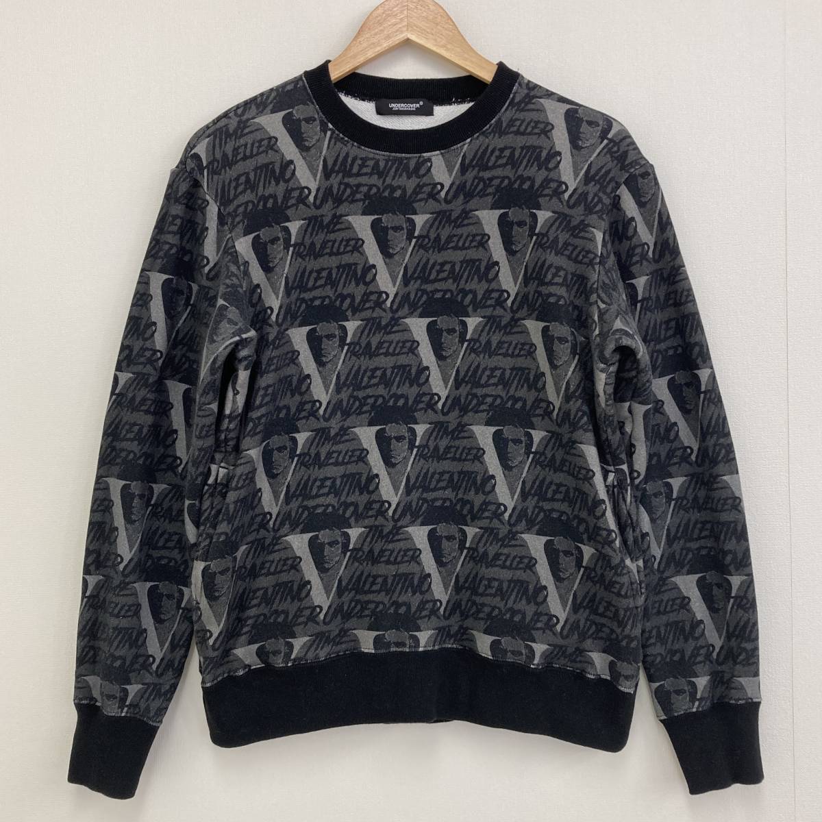UNDERCOVER × VALENTINO 19AW スウェット 2サイズ ベートーヴェン 総柄 アンダーカバー ヴァレンティノ コラボ トレーナー archive 482 UNDERCOVER VALENTINO 19AW 名作19AW総柄ベートーベンスウェット UNDERCOVER×VALENTINO COVER