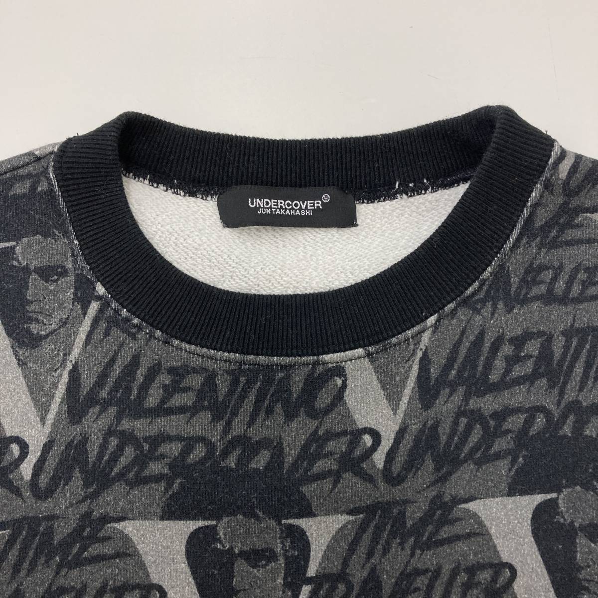 UNDERCOVER × VALENTINO 19AW スウェット 2サイズ ベートーヴェン 総柄 アンダーカバー ヴァレンティノ コラボ トレーナー archive 482 UNDERCOVER VALENTINO 19AW 名作19AW総柄ベートーベンスウェット UNDERCOVER×VALENTINO COVER