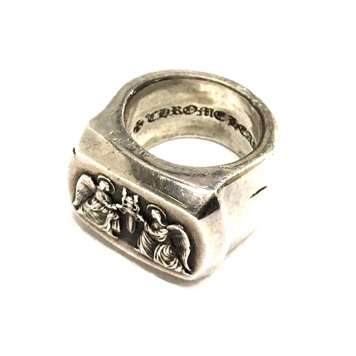 クロムハーツ 2009 エンジェルリング 指輪 15号 39.0g SV925 シルバー