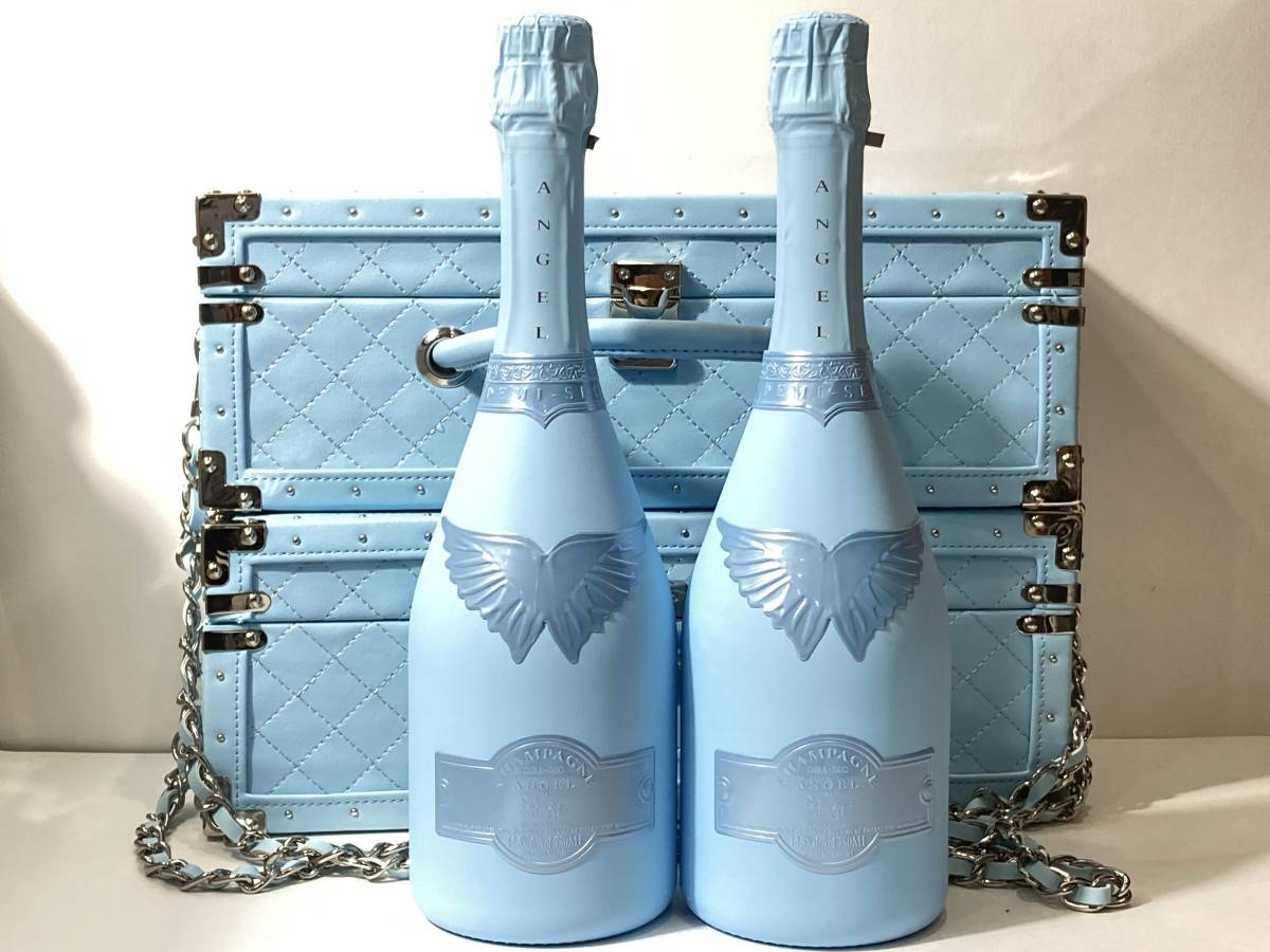ドゥミセック エンジェル ブルー シャンパン 未開栓ANGEL CHAMPAGNE