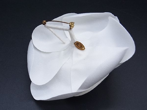 1円 □美品□ CHANEL シャネル カメリア ゴールド金具 フラワー ピン