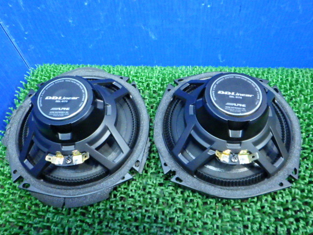 A】音出しOK アルパイン DDLinear DDL-R17S 17㎝ 17センチ 2WAY