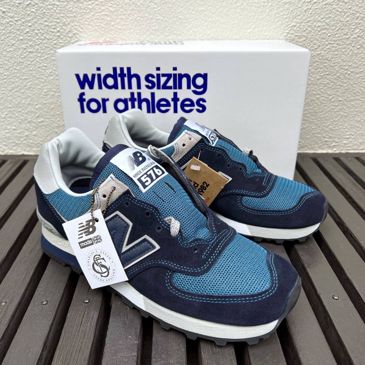 576足限定 オリジナル復刻 NEW BALANCE OM576OGN UK製 US9 27cm 