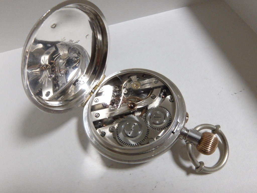 明治期 【稀少】明治時代 アールシュミット商会 商館時計 懐中時計 銀