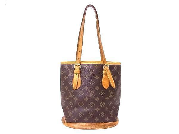 1円 LOUIS VUITTON ルイヴィトン M42238 モノグラム バケットPM バケツ 
