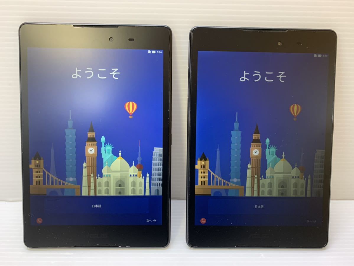 8.0 ASUS ZenPad 0 P008 | 2-5777中古!SIMFREE タブレット ムスビー|◇ASUS ZenPad3 エイスース 32GB Black - ブラック 7.9インチ