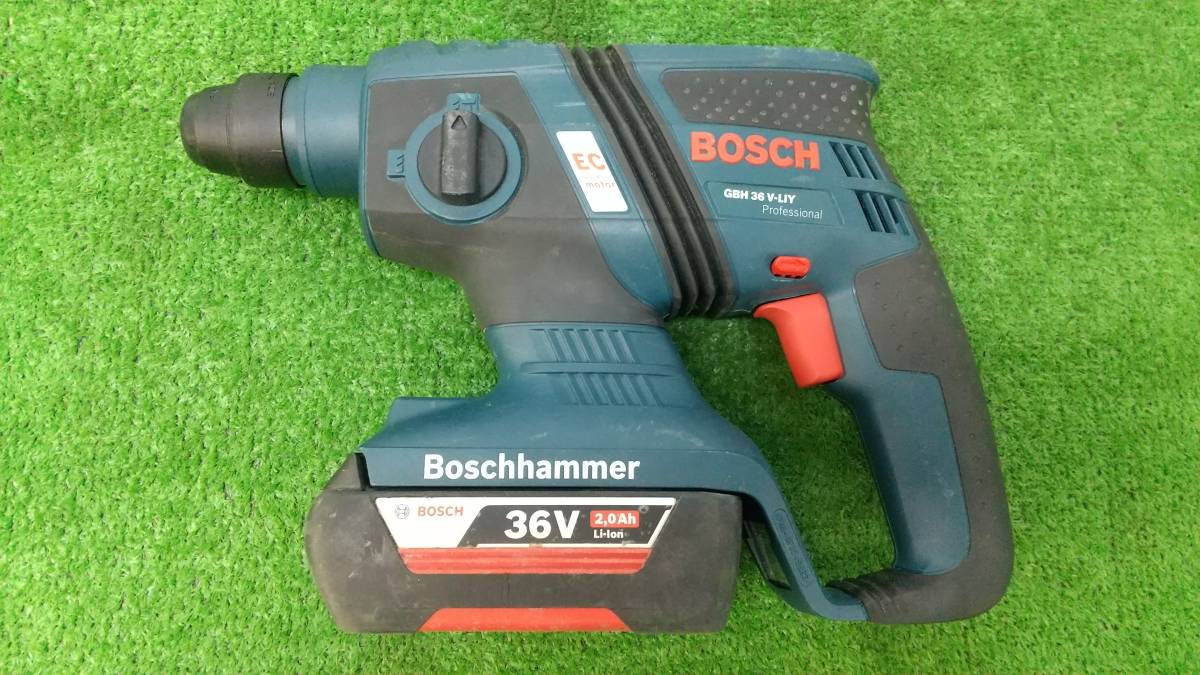 豊富な，大得価 BOSCH ボッシュ 36Vハンマードリル バッテリー + 本体 GBH36V-LIY(本体)｜売買されたオークション情報、yahooの商品情報をアーカイブ公開 - オークファン ハンマドリル