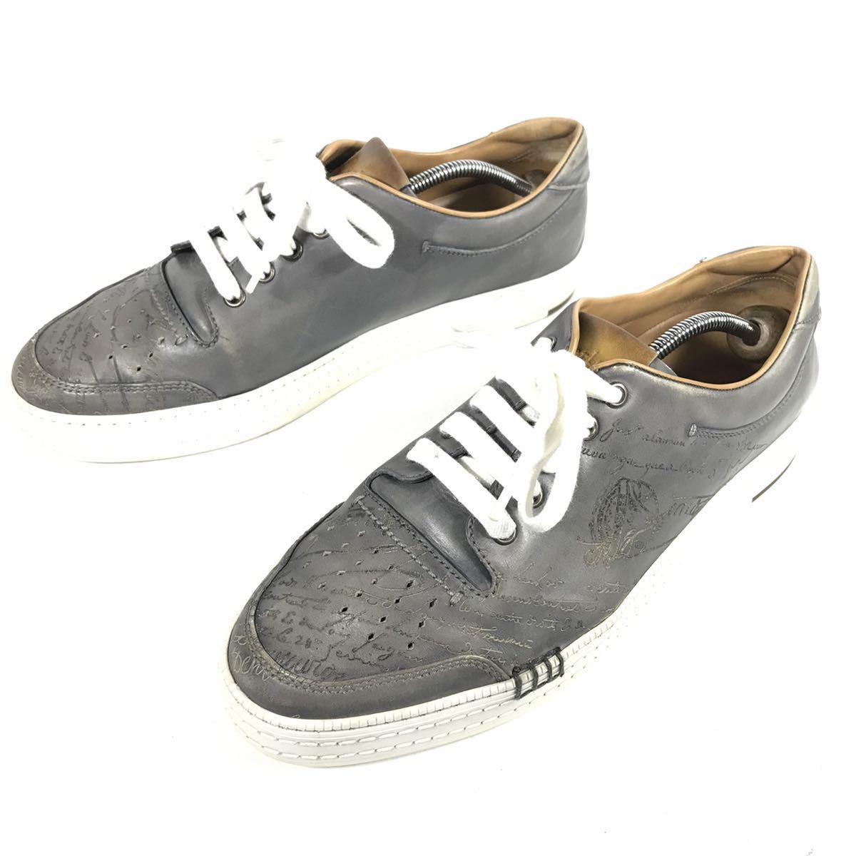  ベルルッティ 本物 Berluti 靴 27cm カリグラフィ プレイタイム パレルモ スニーカー カジュアルシューズ レザー メンズ イタリア製 9(27.0cm)｜売買されたオークション情報、yahooの商品情報をア 27.0cm