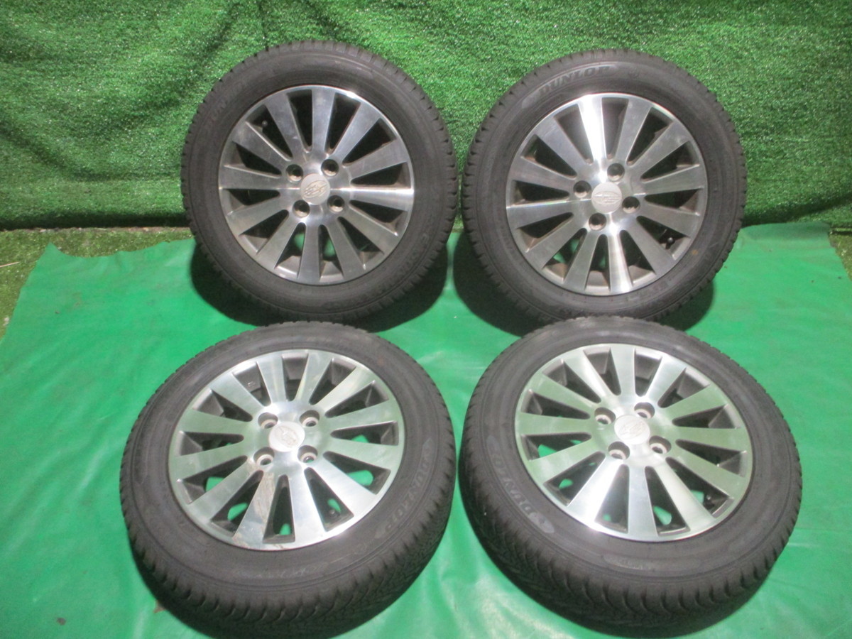 軽自動車用 オールシーズンタイヤ 155 65r14 スバル 純正 Enkei アルミホイール 4本 年製 ラジアルタイヤ 売買されたオークション情報 Yahooの商品情報をアーカイブ公開 オークファン Aucfan Com