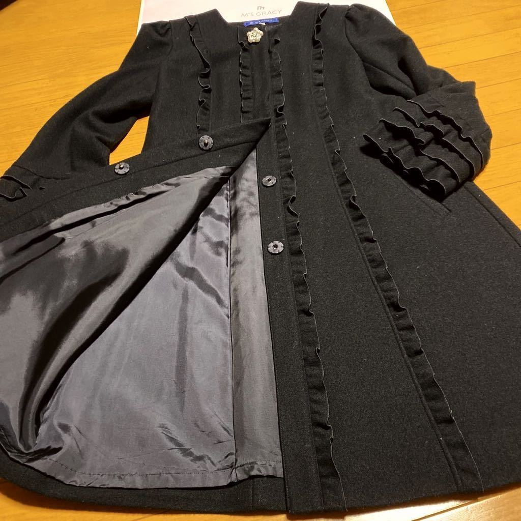 超美品 卒業式 エムズグレイシー ワンピース コート サイズ42 M'S