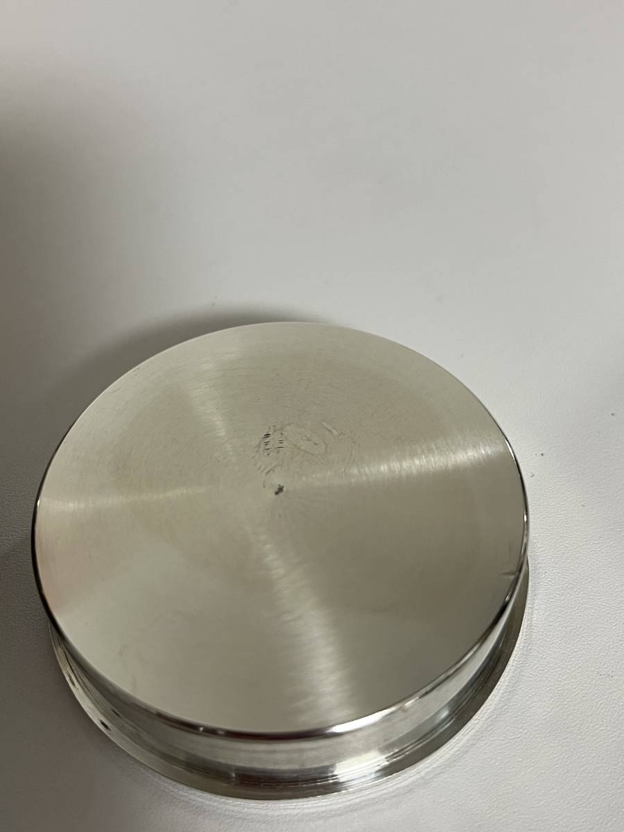 薩摩錫器 茶筒 共箱 登六作 さつま 岩切 正錫 茶入 金属工芸 茶道具