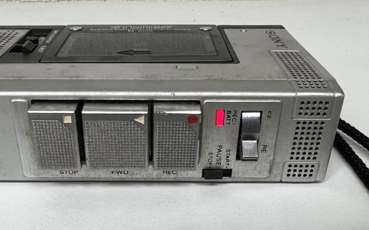 SONY ソニー ステレオ マイクロカセットレコーダー M-1000 通電