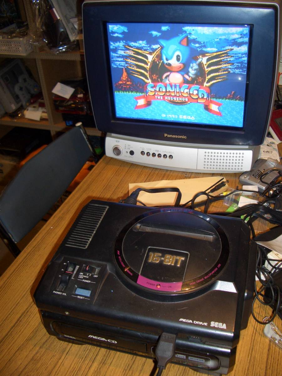 驚きの破格値，低価 SEGA MEGA CD メガCD 本体のみ 難あり(本体、アクセサリー)｜売買されたオークション情報、yahooの商品情報をアーカイブ公開 - オークファン メガドライブ