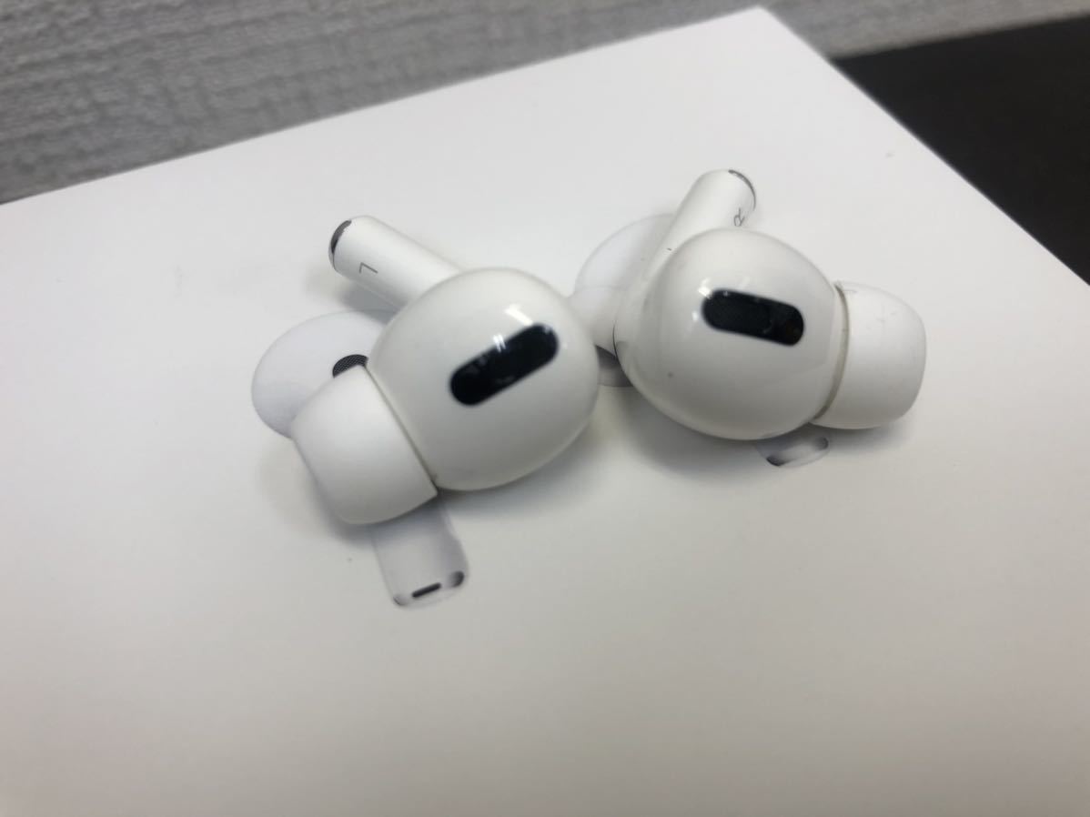【大黒屋】中古 Apple AirPods Pro MWP22J/A A2083 A2084 A2190 アップル エアポッズ プロ ワイヤレスイヤホン a-19421 Pro AirPods MWP22J&frasl;A C10929209 値下げ不可Apple 付属品完備