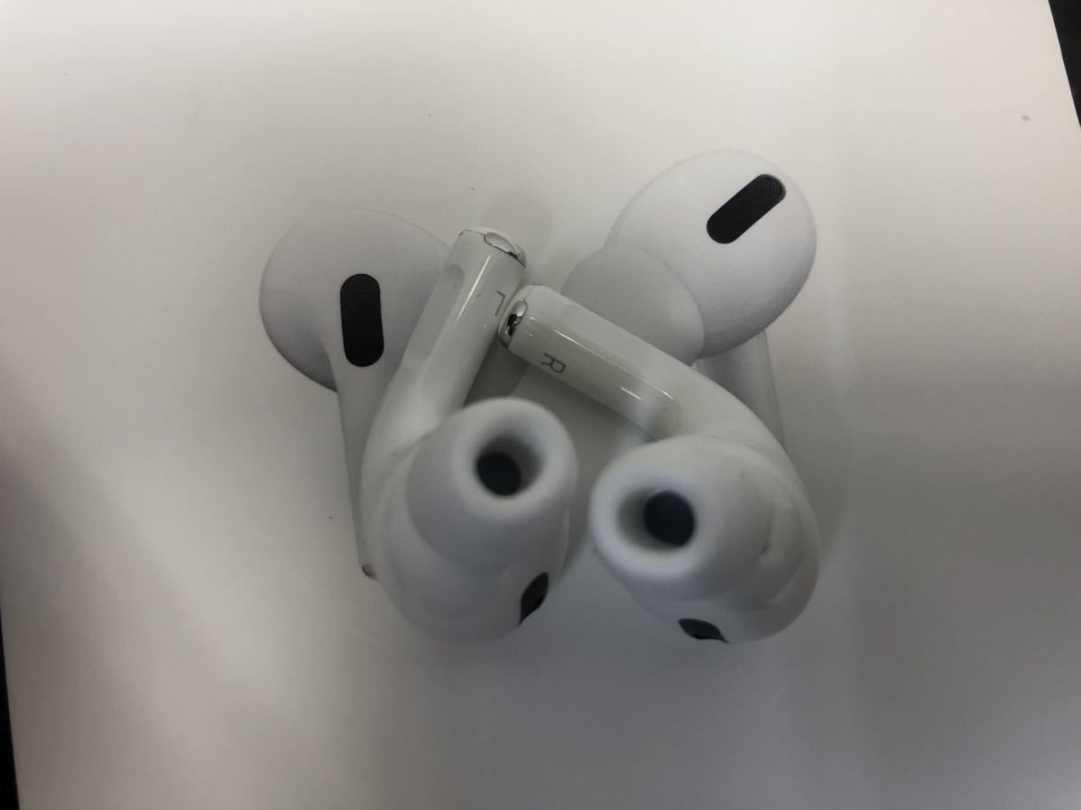 【大黒屋】中古 Apple AirPods Pro MWP22J/A A2083 A2084 A2190 アップル エアポッズ プロ ワイヤレスイヤホン a-19421 Pro AirPods MWP22J&frasl;A C10929209 値下げ不可Apple 付属品完備