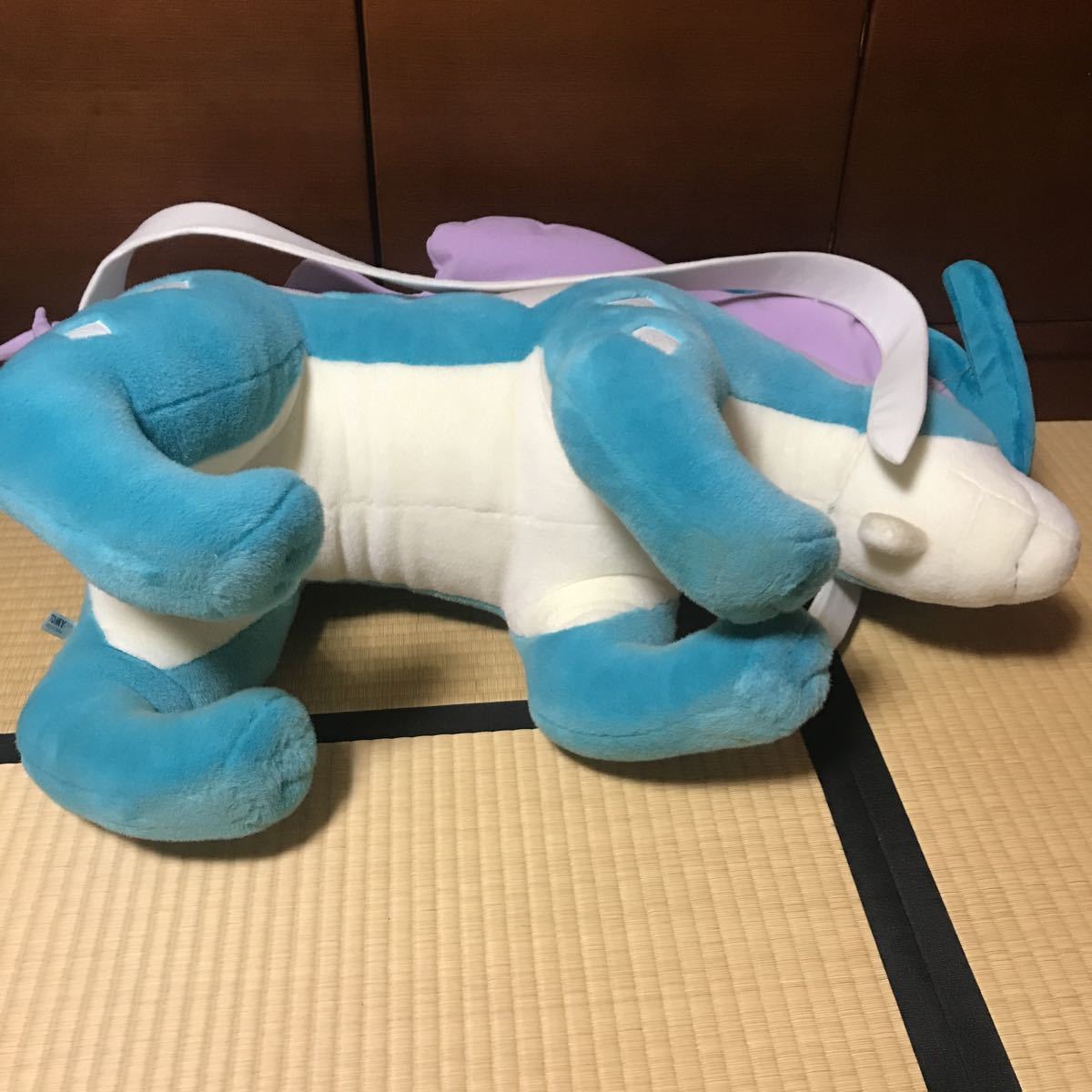 美品］トミーTOMYポケモン超巨大ビッグサイズぬいぐるみ スイクン 