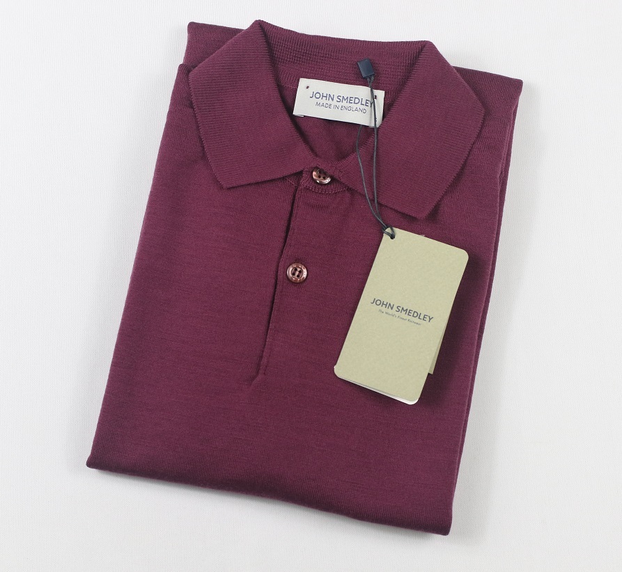 新品 John Smedley ジョンスメドレー 最高級メリノウール ポロシャツ S