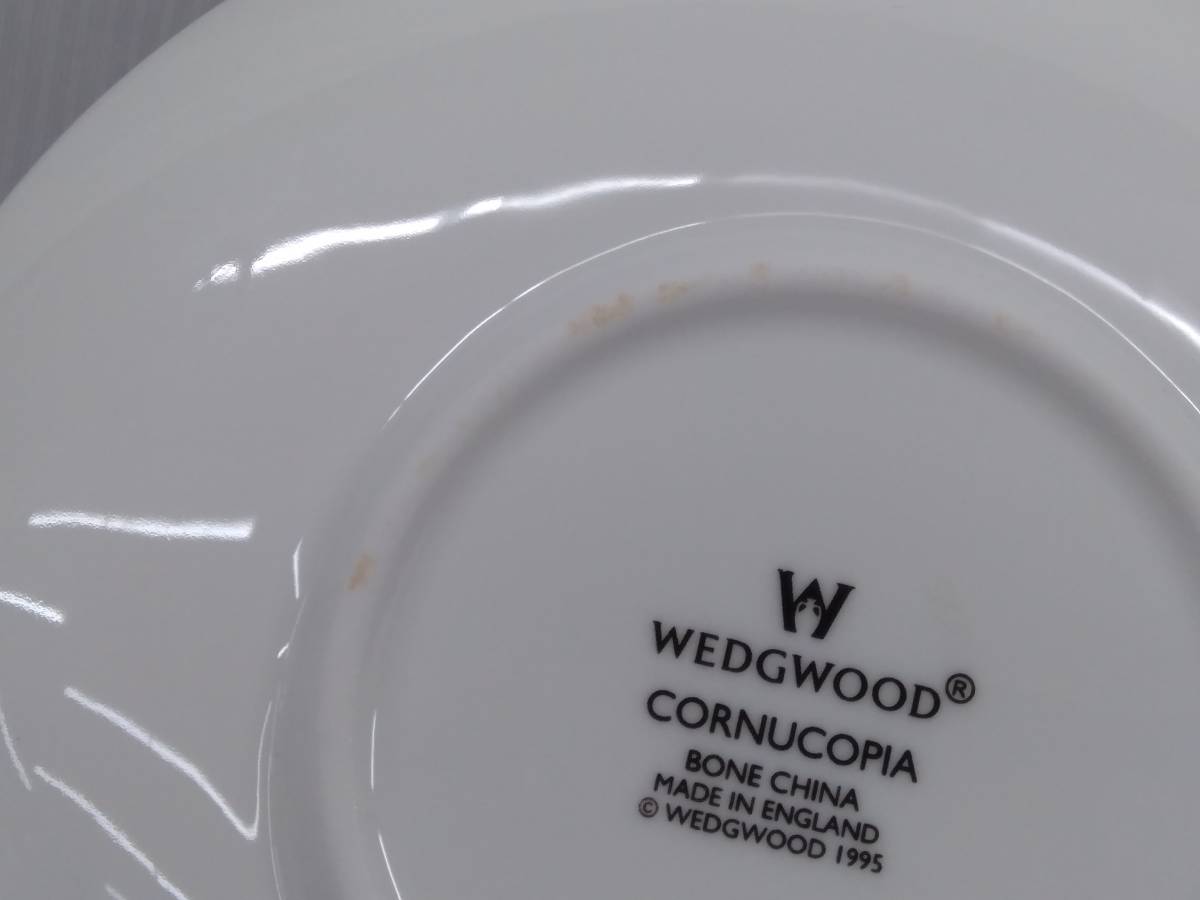 新品未使用』Wedgwoodコーヌコピアアクセントプレート8枚セット20cm