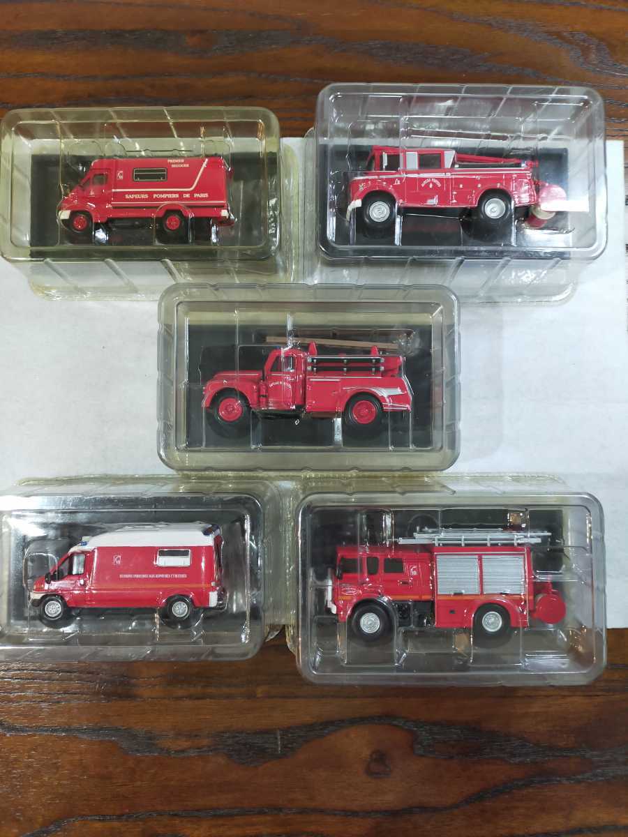 delprado/デルプラド/消防車/ミニカー/11体セット/まとめて/大量