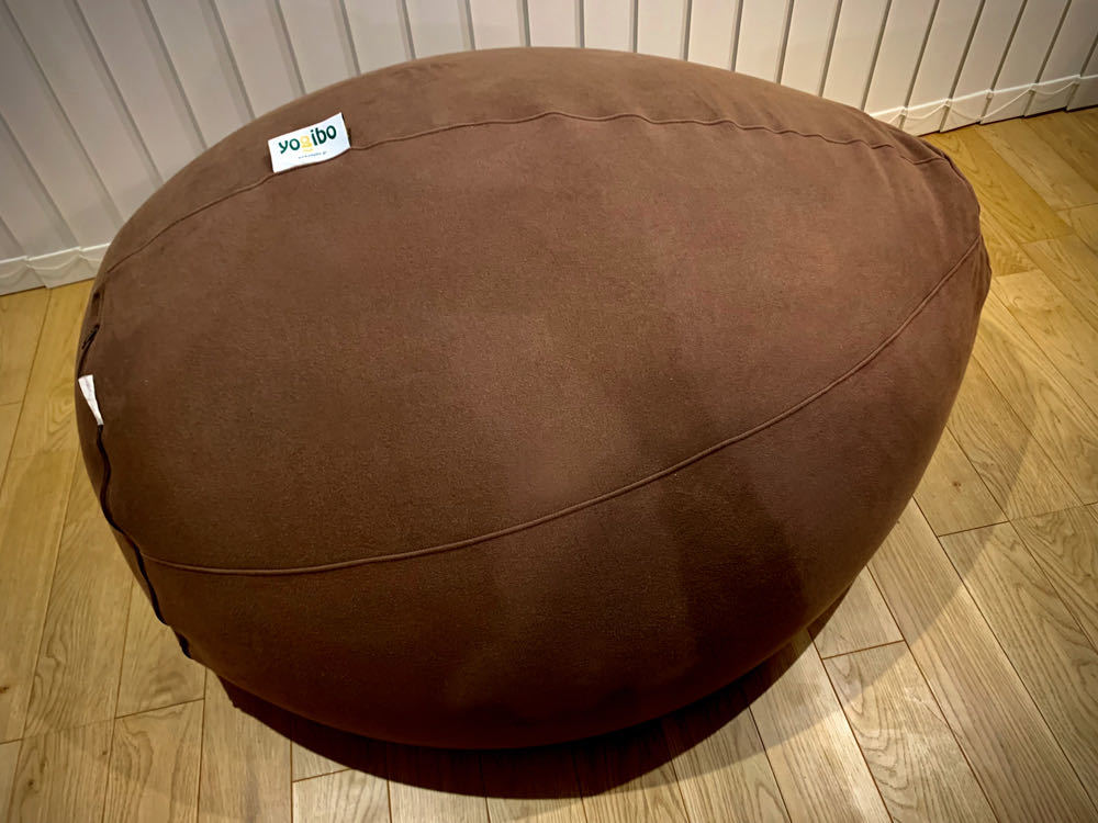 ヨギボー Yogibo ポッド Pod チョコレートブラウン ソファ ラウンジチェア カウチ リラックス 仮眠 洗えるカバー ¥28,380- 中古 ビーズ増量_2