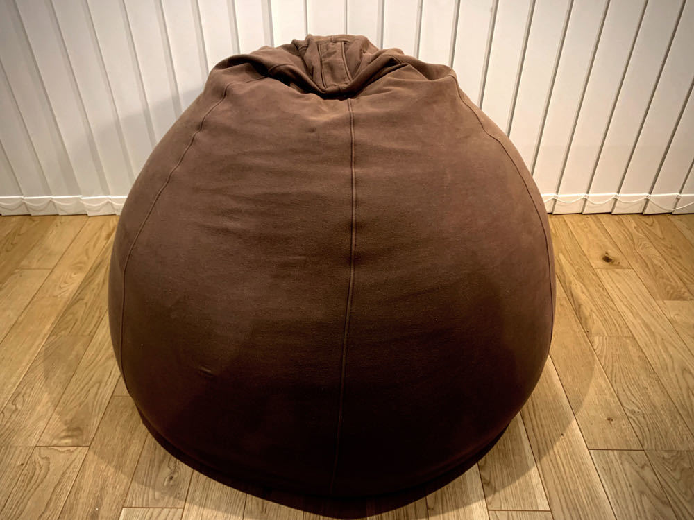 ヨギボー Yogibo ポッド Pod チョコレートブラウン ソファ ラウンジチェア カウチ リラックス 仮眠 洗えるカバー ¥28,380- 中古 ビーズ増量_4