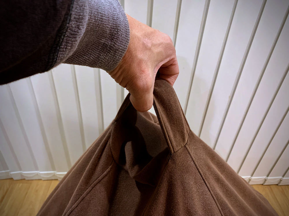 ヨギボー Yogibo ポッド Pod チョコレートブラウン ソファ ラウンジチェア カウチ リラックス 仮眠 洗えるカバー ¥28,380- 中古 ビーズ増量_7