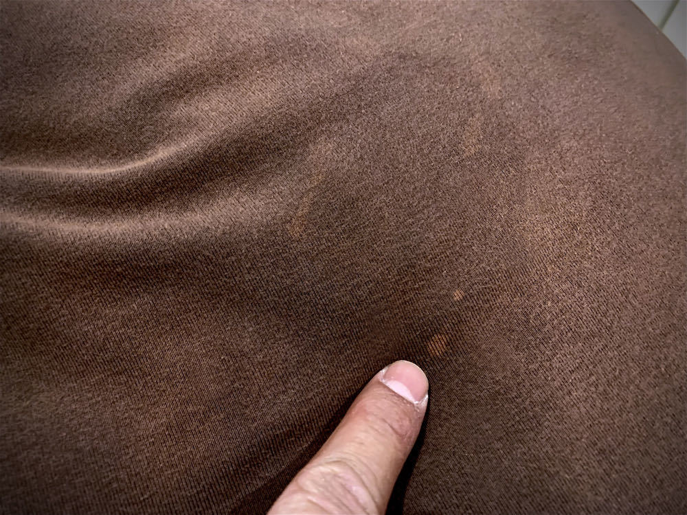 ヨギボー Yogibo ポッド Pod チョコレートブラウン ソファ ラウンジチェア カウチ リラックス 仮眠 洗えるカバー ¥28,380- 中古 ビーズ増量_9