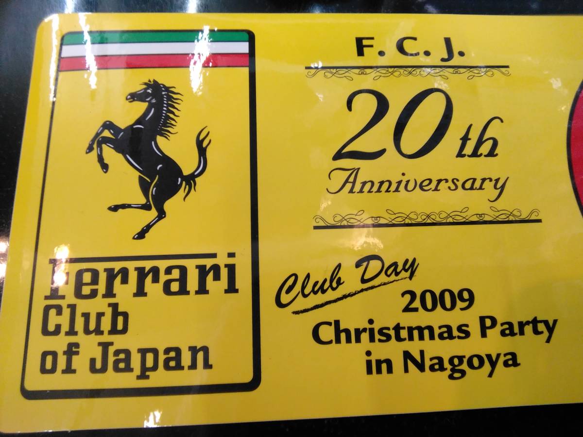 フェラーリ クラブ オブ アメリカ カーバッジ グリルバッジ 希少 