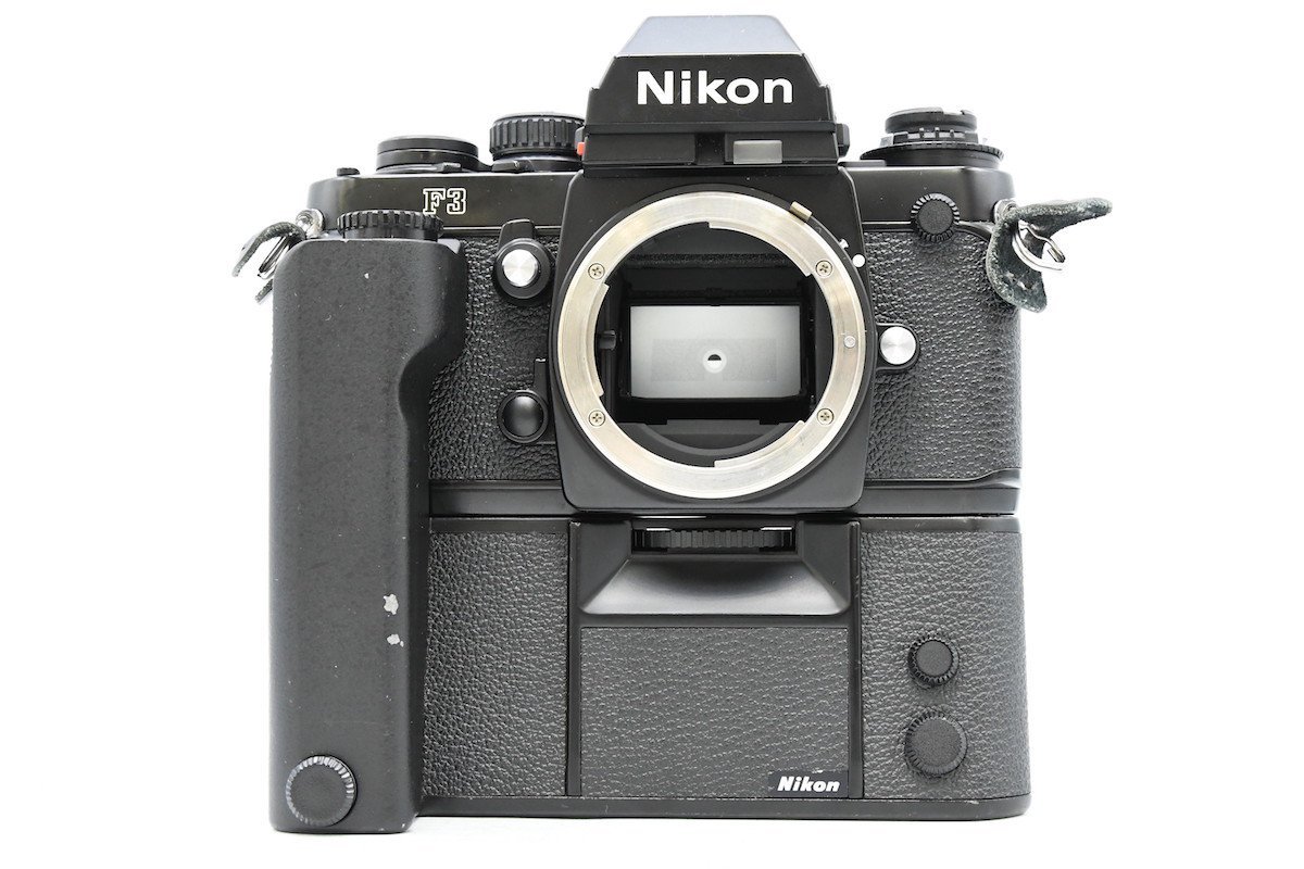 【実用美品】Nikon F3 一眼レフカメラ フィルムカメラ ボディ アイレベル ◇ Nikon ニコン F3 アイレベル 188万台 ボディ MD-4 モータードライブ