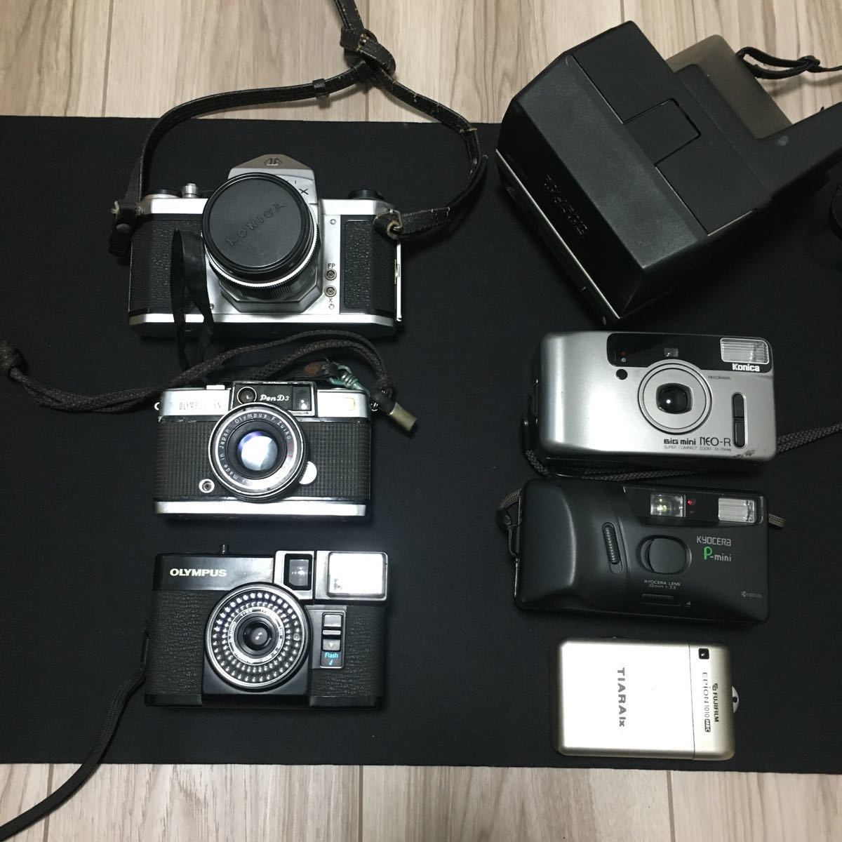 Canon Olympus フィルムカメラ ジャンク おまとめ ジャンク カメラ 7点まとめて オリンパス/ペンタックス/他 KM730