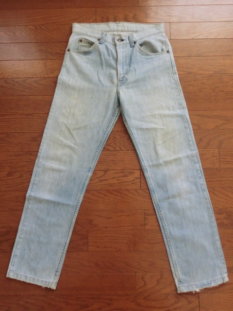 リーバイス 505 米国製 オリジナル W31 刻印8 79年製 66 後期 TALON オレンジタブ 3% テーパード ストレート Levi’s ジーンズ デニム L34