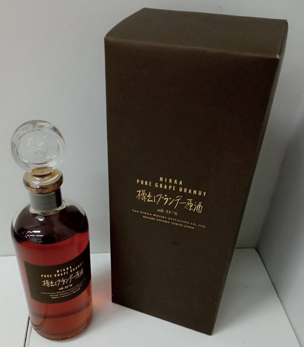 古酒☆ニッカ 樽出しブランデー原酒 500ml 未開栓 古酒☆ニッカ 樽出し
