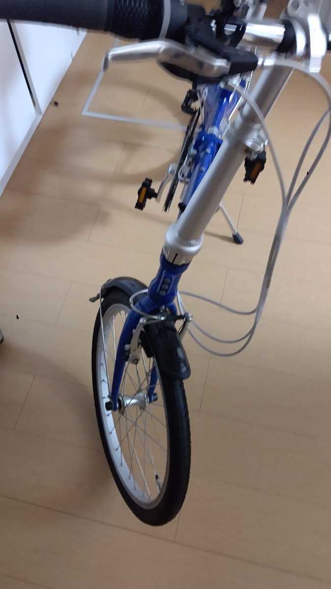 ダホン ルート Route ブルー（青） 折りたたみ自転車 輪行袋付 2015年