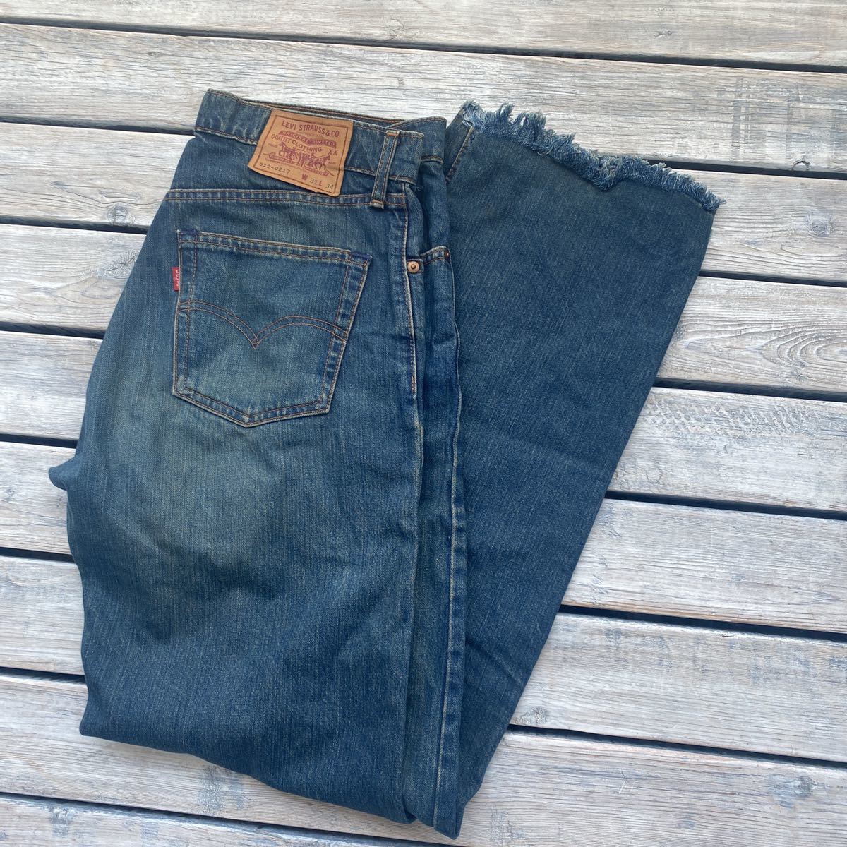 LEVIS リーバイス 512-0217 デニム ジーパン パンツ W31インディゴ色 