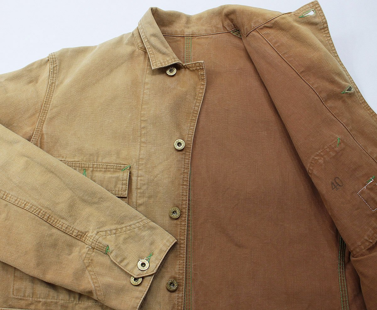 TCB jeans (ティーシービージーンズ) CHORE JKT BROWN DUCK / チョア 
