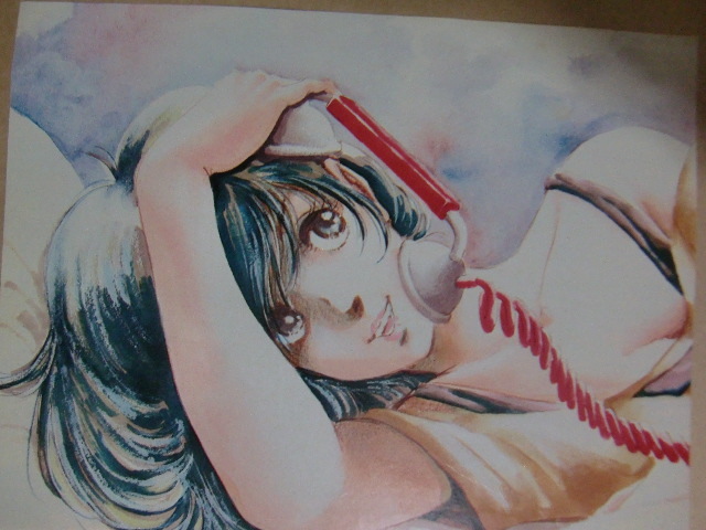 リン・ミンメイ 超レア！イラスト画・美樹本晴彦 1枚 80年代当時物