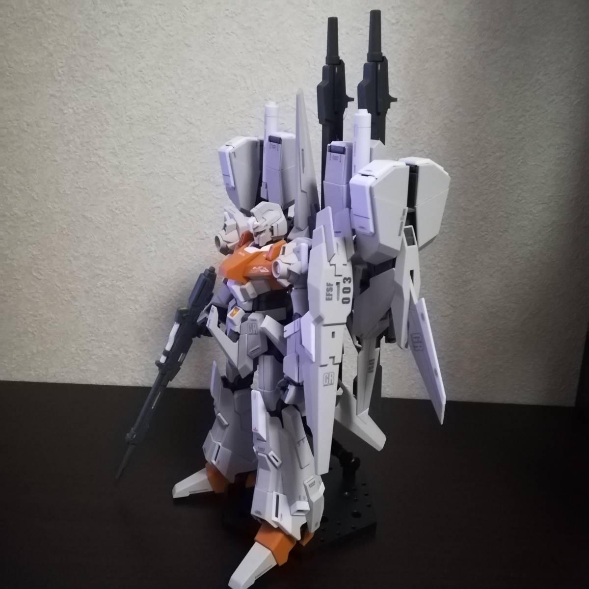 MG 1/100 リゼルC型 ディフェンサーa+bユニット ゼネラル・レビル配備機 完成品 部分塗装　_3