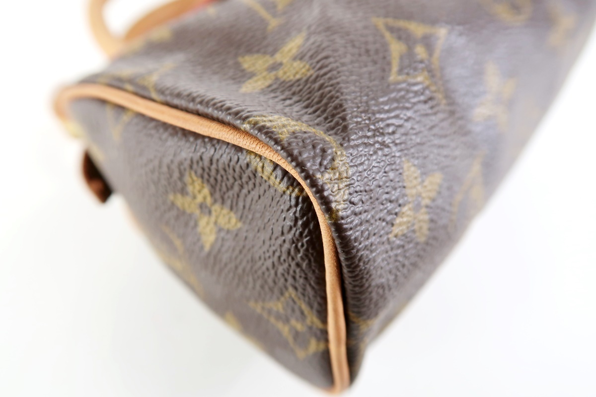 【本物保証，爆買い】 【超美品】LOUIS VUITTON ヴィトン モノグラム ミニスピーディ 2WAYハンド ショルダー ポーチ バッグ ボストン型 ブランド【FP51】