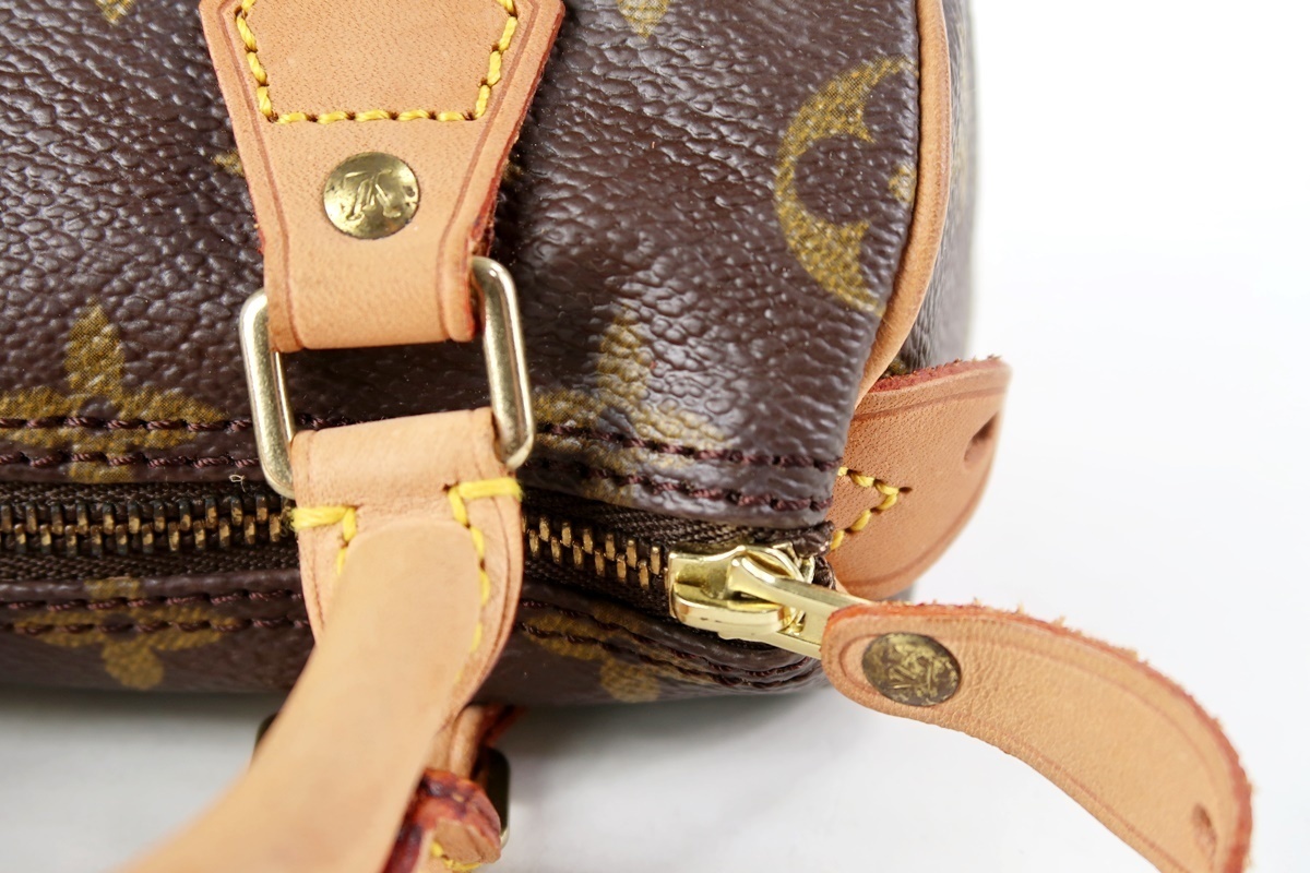 【本物保証，爆買い】 【超美品】LOUIS VUITTON ヴィトン モノグラム ミニスピーディ 2WAYハンド ショルダー ポーチ バッグ ボストン型 ブランド【FP51】