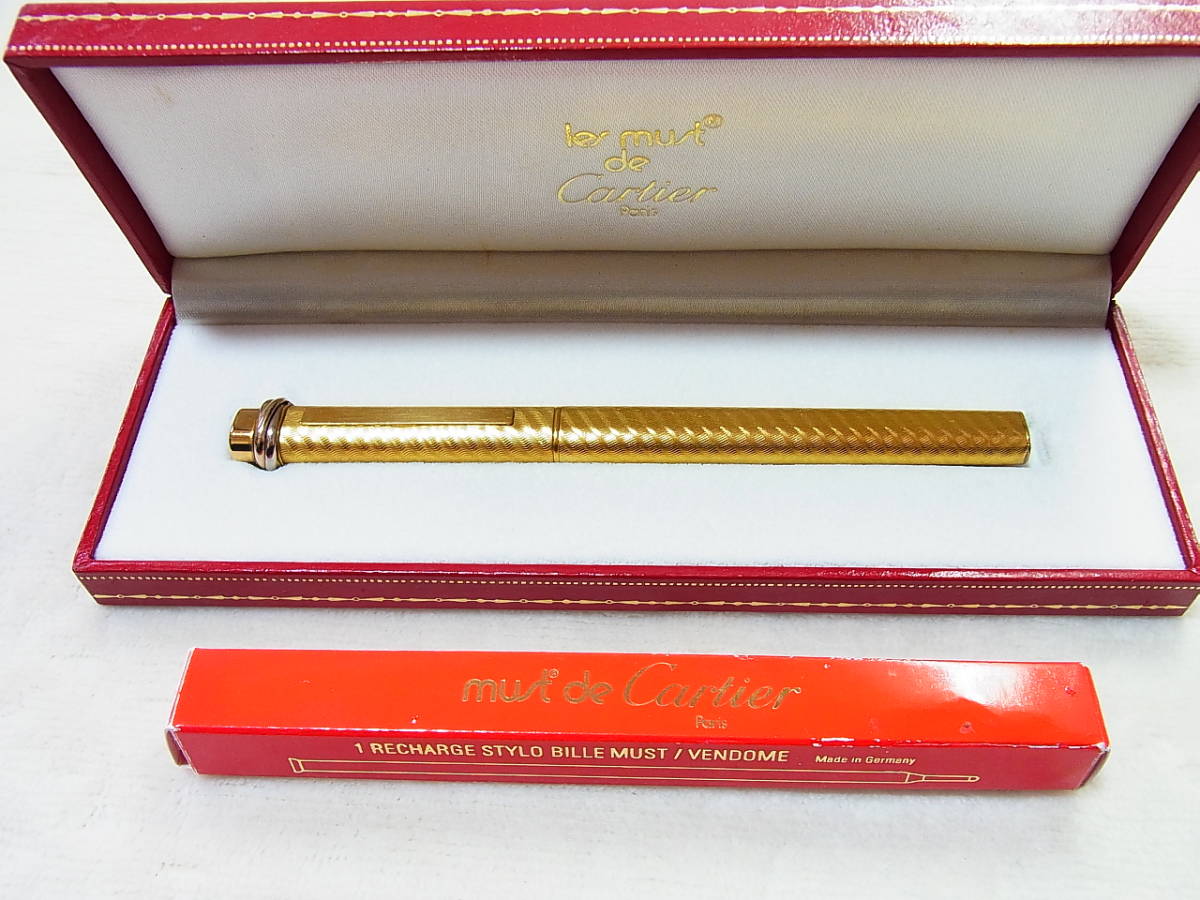 Cartier カルティエ トリニティ ゴールド ボールペン