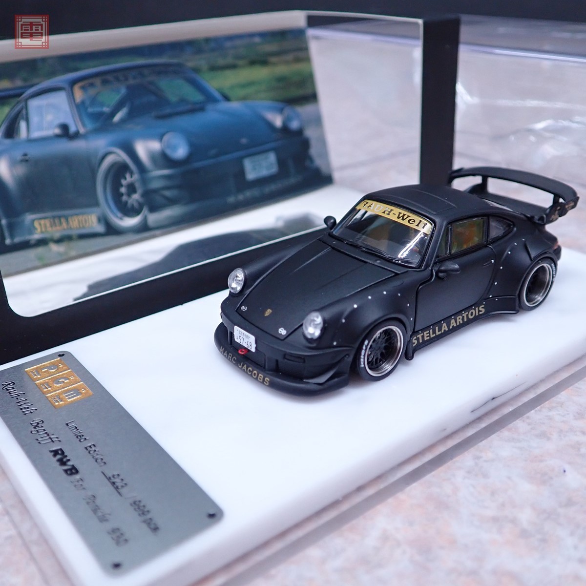 PGM 1/64 ポルシェ RWB 930 ブラック PGM-640203 999台限定 Porsche【10 1⁄