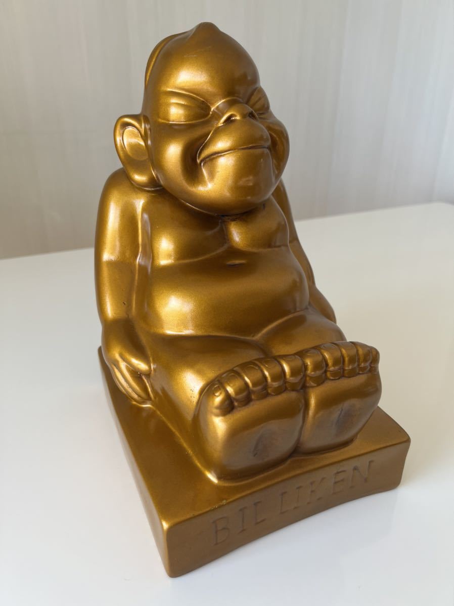 ビリケンの置物 ◇縁起物◇福の神◇ ビリケンさん BILLIKEN 30cm 金