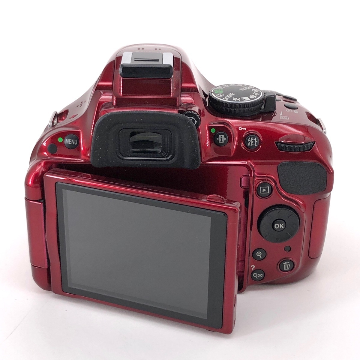 Nikon D5200 レッド デジタル一眼レフカメラ ボディ バッテリー ニコン