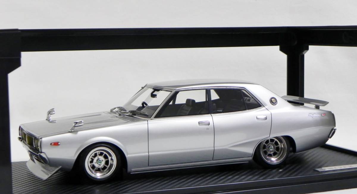 IG 1978 1/18 Nissan Skyline 2000 GT-X (GC110) Silver 