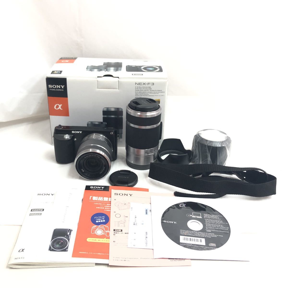 1円 美品 シャッターカウント572 SONY ソニー α NEX-F3 ミラー 1円 美品 シャッターカウント572 SONY ソニー α NEX-F3 ミラー