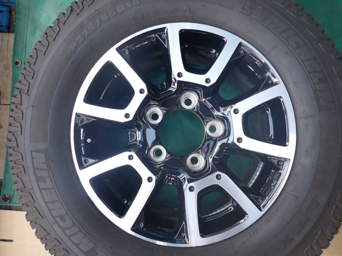 トヨタ ランドクルーザー200 純正アルミホイール 275/65R18 4本セット