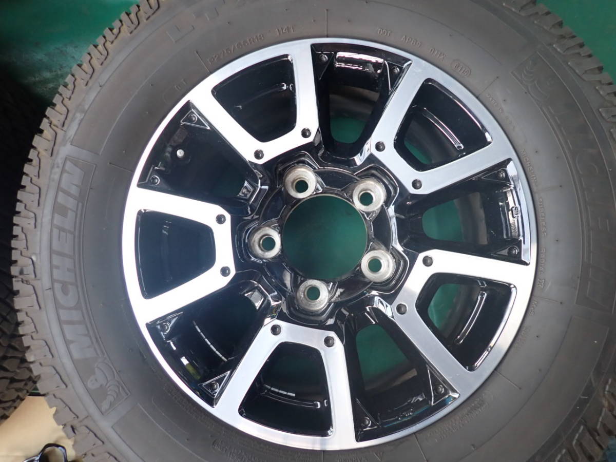 トヨタ ランドクルーザー200 純正アルミホイール 275/65R18 4本セット